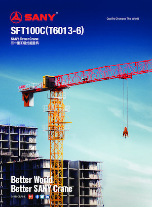 Кулокран - тролейна стрела - горно въртене Sany SFT100C 