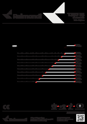 Кулокран - тролейна стрела - горно въртене Raimondi T357