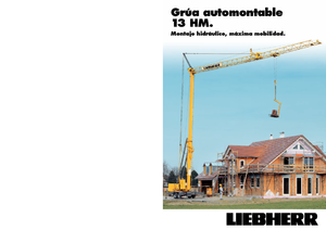 Кулокран - тролейна стрела - долно въртене Liebherr 13 HM