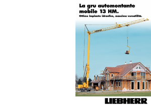 Кулокран - тролейна стрела - долно въртене Liebherr 13 HM
