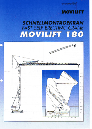 Кулокран - тролейна стрела - долно въртене Zebak 180 Movilift