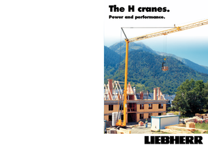 Кулокран - тролейна стрела - долно въртене Liebherr 13 H