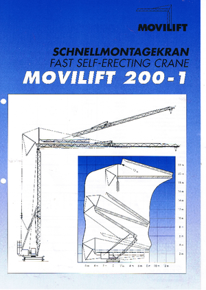 Кулокран - тролейна стрела - долно въртене Zebak 200-1 Movilift