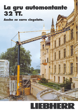 Кулокран - тролейна стрела - долно въртене Liebherr 32 TT - 2,5-FU