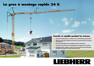Кулокран - тролейна стрела - долно въртене Liebherr 34 K-2,5m