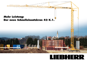 Кулокран - тролейна стрела - долно въртене Liebherr 42 K.1 (FU)