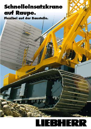 Кулокран - тролейна стрела - долно въртене Liebherr 71 KR.1 (FU)