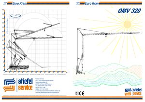 Кулокран - тролейна стрела - долно въртене Euro-Kran Stiefel OMV 320