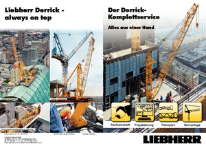 Кулокран - тролейна стрела - горно въртене Liebherr 200 DR 5/10 Litronic