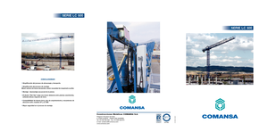 Кулокран - тролейна стрела - горно въртене Comansa 5LC4010