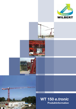 Кулокран - тролейна стрела - горно въртене Wilbert WT 150 e.tronic