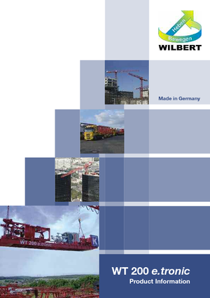 Кулокран - тролейна стрела - горно въртене Wilbert WT 200 e.tronic