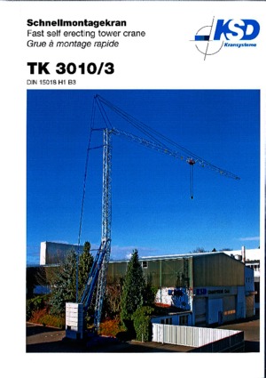 Кулокран - тролейна стрела - долно въртене KSD TK  3010/3 (2,5 m)