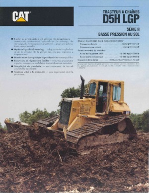 Верижен булдозер Caterpillar D 5 H II LGP