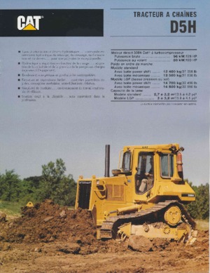 Верижен булдозер Caterpillar D 5 H LPP