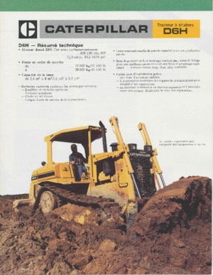 Верижен булдозер Caterpillar D 6 H DPL