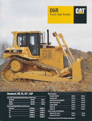 Верижен булдозер Caterpillar D 6 R XL SU