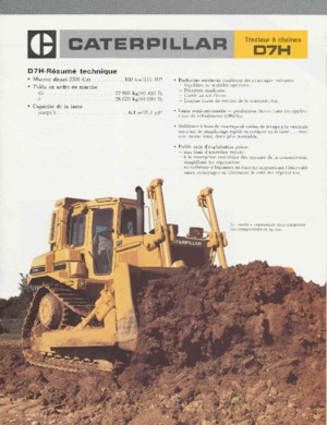 Верижен булдозер Caterpillar D 7 H DPS