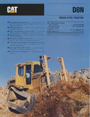 Верижен булдозер Caterpillar D 8 N