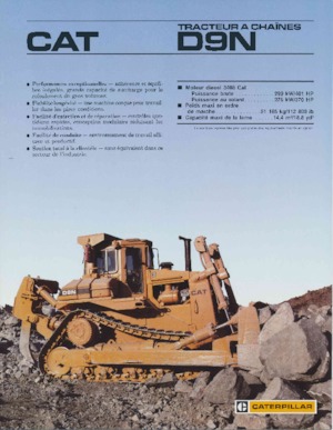 Верижен булдозер Caterpillar D 9 N