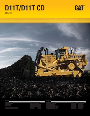 Верижен булдозер Caterpillar D11T