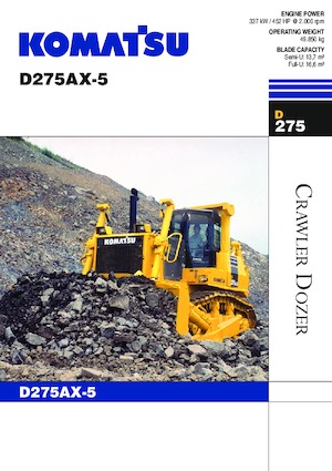 Верижен булдозер Komatsu D275AX-5 