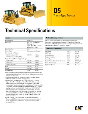Верижен булдозер Caterpillar D5 LPG VPAT