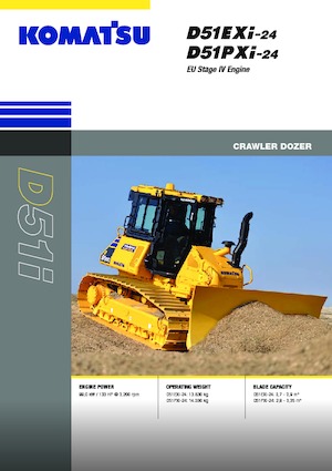 Верижен булдозер Komatsu D51PXi-24E0