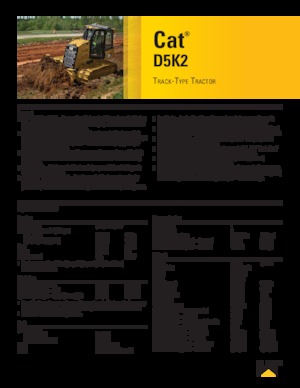 Верижен булдозер Caterpillar D5K2 XL