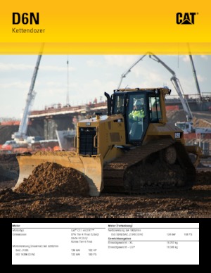 Верижен булдозер Caterpillar D6N LGP
