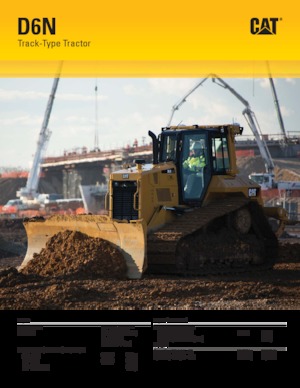 Верижен булдозер Caterpillar D6N LGP
