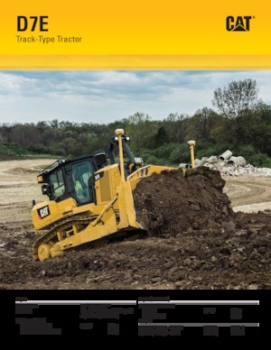 Верижен булдозер Caterpillar D7E