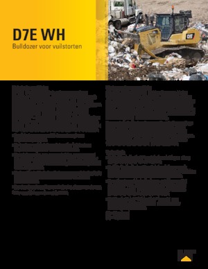 Верижен булдозер Caterpillar D7E WH