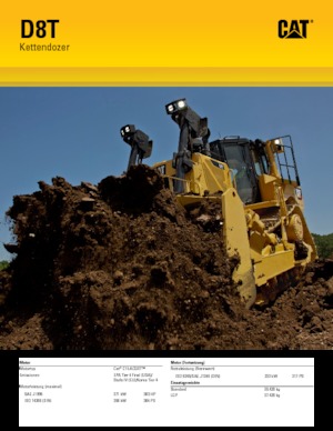 Верижен булдозер Caterpillar D8T