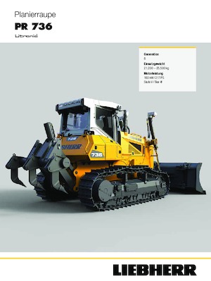 Верижен булдозер Liebherr PR 736 L G8.0