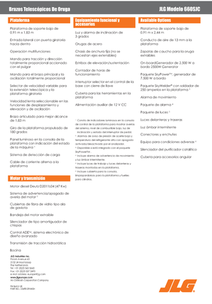 Пълзящи телескопични подемници JLG 660SJC