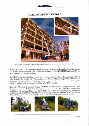 Пълзящи телескопични подемници Worldlift Industries AS - Rothlehner FS 290 C