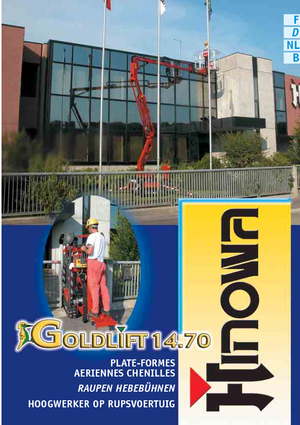 Пълзящи повдигачи с подвижна стрела Hinowa GL 14.70