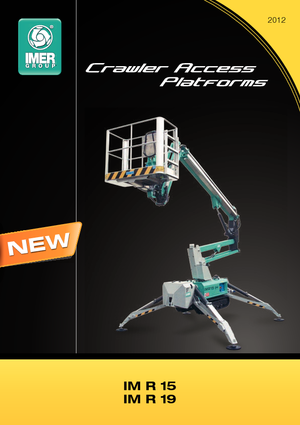 Пълзящи повдигачи с подвижна стрела Imer IM R 15