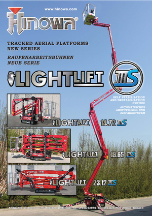 Пълзящи повдигачи с подвижна стрела Hinowa Lightlift 14.72 IIIS