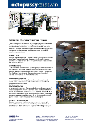 Пълзящи повдигачи с подвижна стрела Oil & Steel Octopussy 1715 Twin