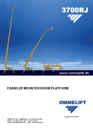 Пълзящи телескопични подемници OMMELIFT Omme 3700RBDJ