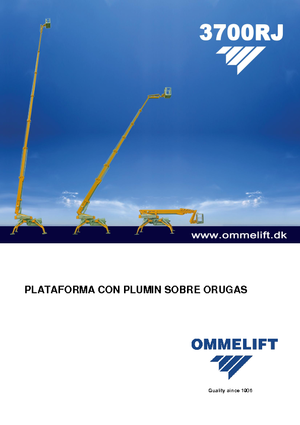 Пълзящи телескопични подемници OMMELIFT Omme 3700RBDJ