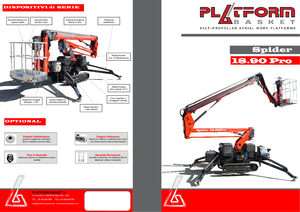 Пълзящи повдигачи с подвижна стрела Basket Spider 18.90 Pro
