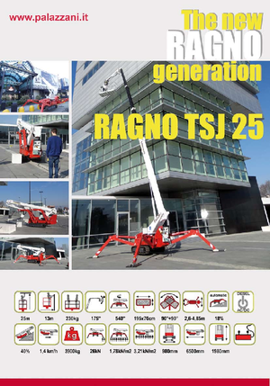 Пълзящи телескопични подемници Palazzani TSJ 25 C