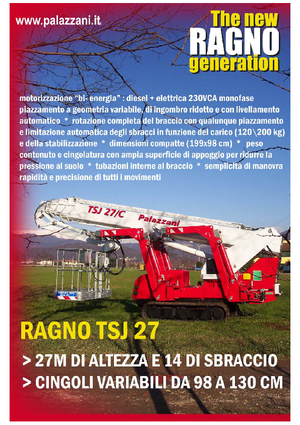 Пълзящи телескопични подемници Palazzani TSJ 27 C