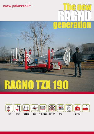 Пълзящи повдигачи с подвижна стрела Palazzani TZX 190 C