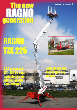 Пълзящи повдигачи с подвижна стрела Palazzani TZX 225 C 