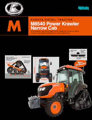 Верижни трактори Kubota M8540NPK