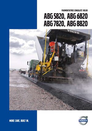 Верижни машини за асфалт Volvo ABG5820